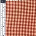Textile Creations Textile Creations 140A Rustic Woven Fabric; Small Check Red; 15 yd. 140A